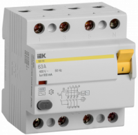 Выключатель дифференциального тока IEK 63 А 100 мА
