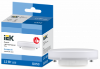 Лампа светодиодная IEK GX53 6500К 12 Вт