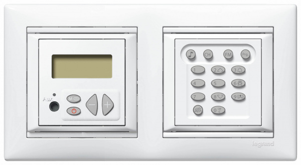 Рамка двухпостовая Legrand Valena белый